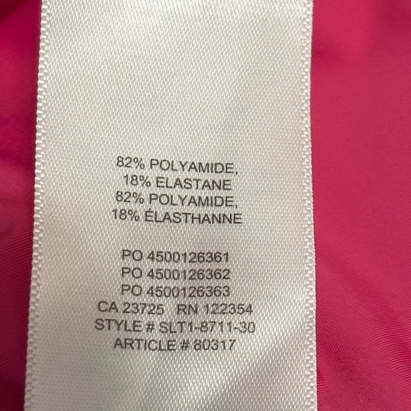 NWT Aritzia Ten By Babaton Illume Stretch Mini Dress Jazzy Red Large Brand New - Picture 9 of 9